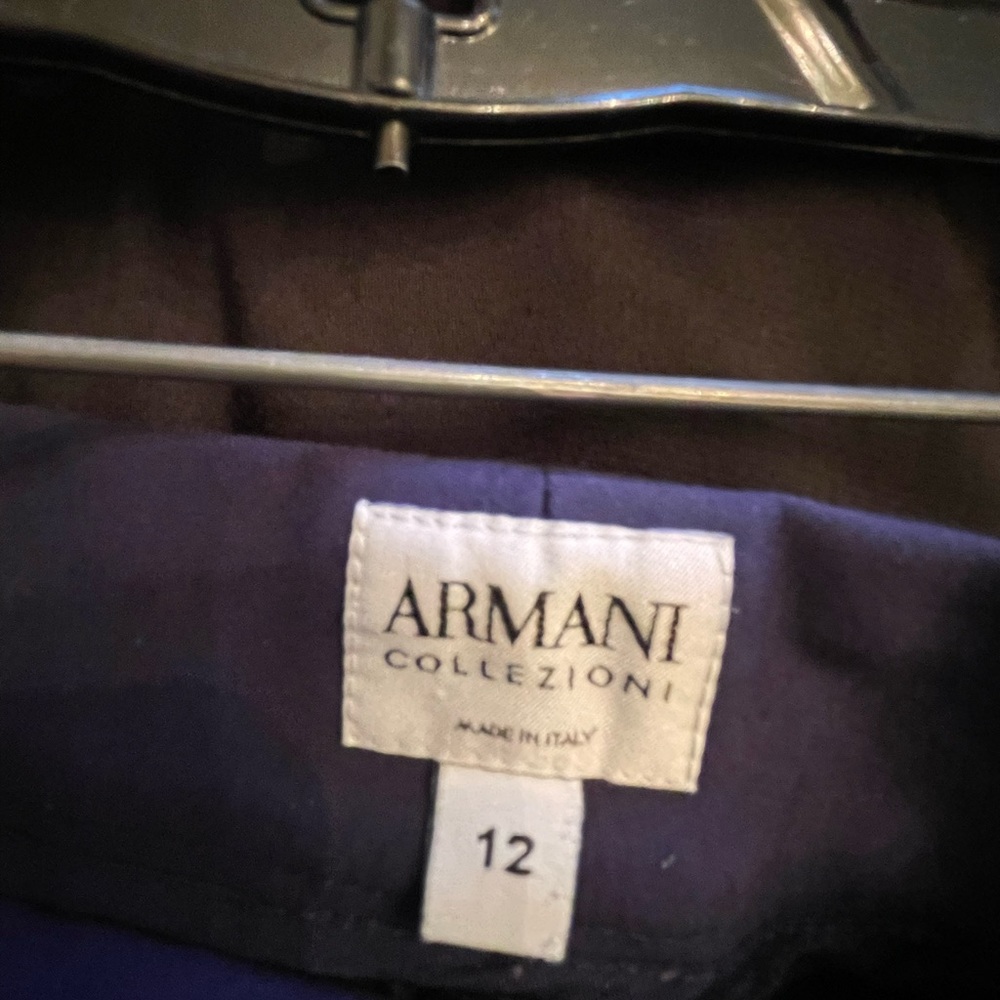 Armani Collezioni blue skinny leg pants - size 12 - Picture 3 of 3